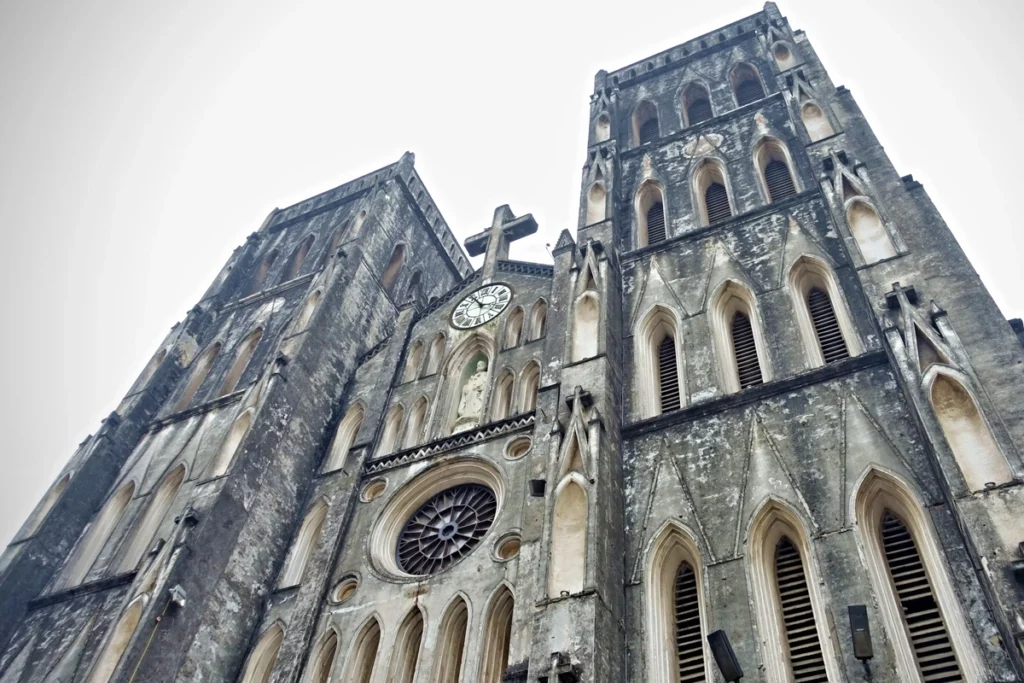 View of St. Joseph's Cathedral from the front.