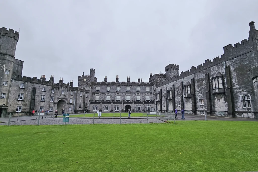 Inside the castle walls of Kilkenny castle
